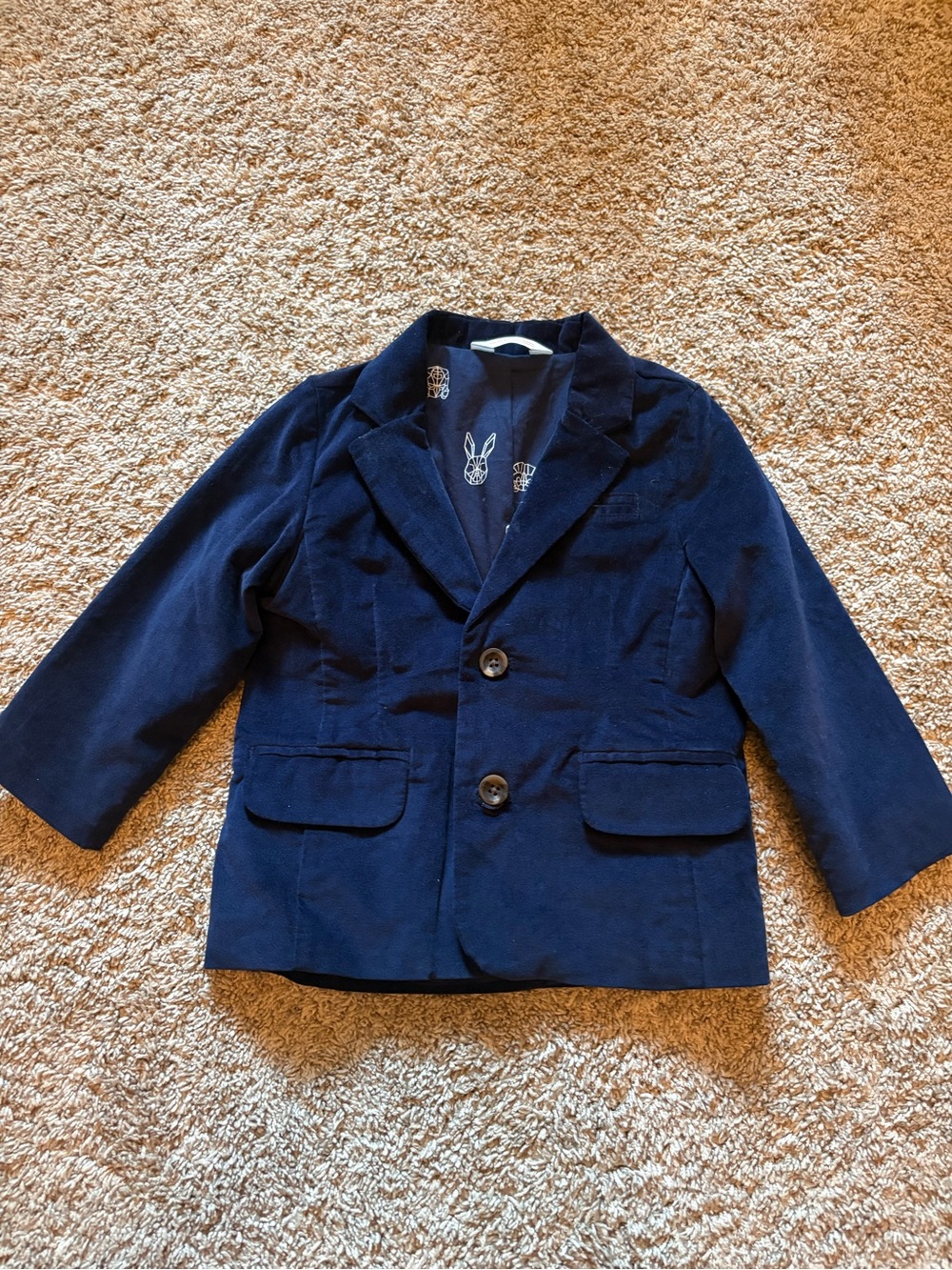 Cat & Jack velvet blazer, boys 2T